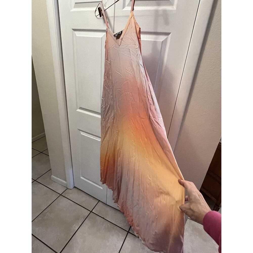 VEDA fiesta Sunset Ombré Maxi Dress Size Small - Picture 9 of 15